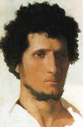 Jean Leon Gerome Head of a Peasant of the Roman Campagna France oil painting artist